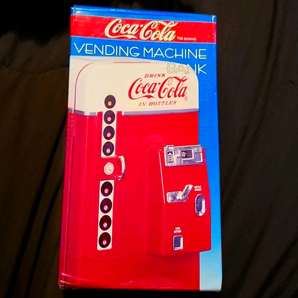 95 Coke cola vending machine bank
